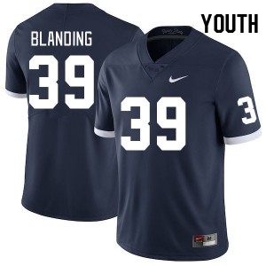 #39 Ty Blanding Penn State Retro Youth Jersey NCAA College Football 985359-713