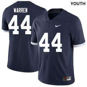 #44 Tyler Warren PSU Retro Youth Jersey Replica College Football 809156-156