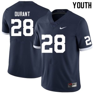 #28 Zane Durant Nittany Lions Retro Youth Jersey Alumni College Football 891377-587