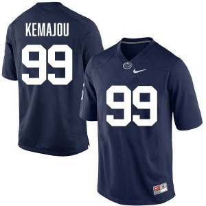 #99 Yvan Kemajou Penn State Nittany Lions Navy Men's Jersey Stitched College Football 965615-489