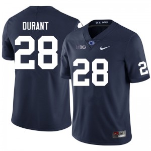 #28 Zane Durant PSU Lions Navy Men's Jersey Replica College Football 292357-726