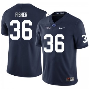 #36 Zuriah Fisher Penn State Lions Navy Mens Jersey NCAA College Football 848669-791