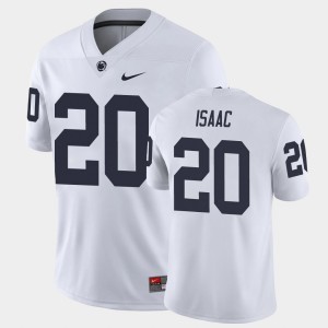 #20 Adisa Isaac PSU Lions White Mens Jersey Game College Football 965783-271
