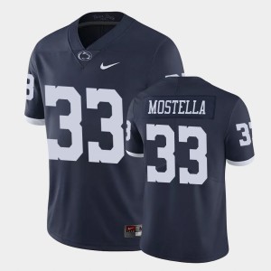 #33 Bryce Mostella Nittany Lions Navy Men Jersey College Football Limited 704907-164