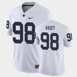 #98 Dan Vasey Penn State Lions White Men Jersey Game College Football 391117-832