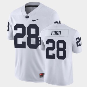 #28 Devyn Ford Penn State White Men Jersey College Football Limited 870374-371
