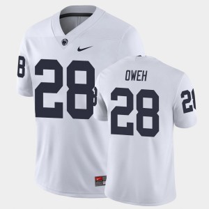 #28 Jayson Oweh PSU Nittany Lions White Men's Jersey College Football Game 268471-320