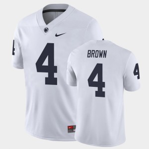 #4 Journey Brown Nittany Lions White Mens Jersey Game College Football 445635-797
