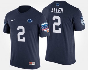 #2 Marcus Allen Penn State Nittany Lions Navy Men's T-Shirt Fiesta Bowl Bowl Game 977965-144