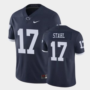 #17 Mason Stahl PSU Navy Mens Jersey College Football Limited 349976-753