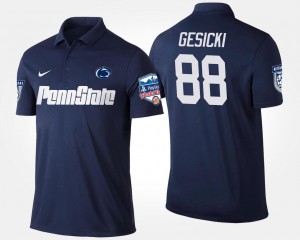 #88 Mike Gesicki PSU Navy Men Polo Fiesta Bowl Name and Number Bowl Game 816721-436