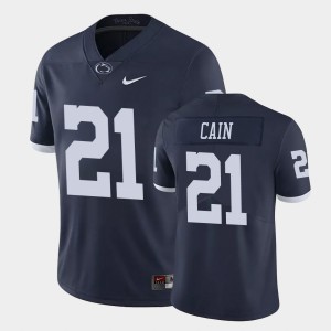 #21 Noah Cain PSU Navy Mens Jersey College Football Limited 722530-485