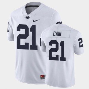 #21 Noah Cain Penn State White Men's Jersey College Football Limited 506128-322