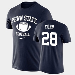 #28 Devyn Ford PSU Navy Men T-Shirt Lockup Legend Performance Retro Football 839878-966