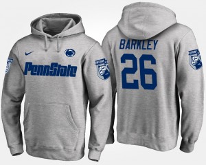#26 Saquon Barkley Penn State Gray Men's Hoodie Name and Number 230105-984