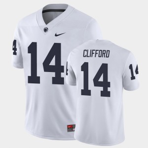 #14 Sean Clifford PSU Lions White Men Jersey Game College Football 161684-245