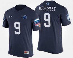 #9 Trace McSorley Penn State Nittany Lions Navy Mens T-Shirt Fiesta Bowl Bowl Game 993825-555