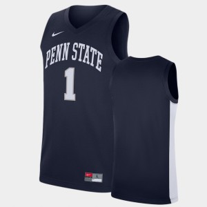 #1 Penn State Navy Men Jersey Replica 415024-883