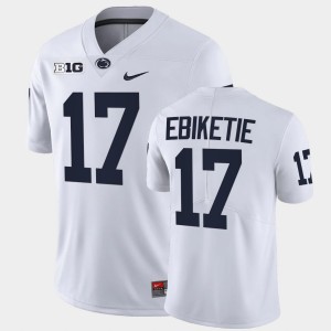 #17 Arnold Ebiketie Nittany Lions White Mens Jersey Limited College Football 315794-395