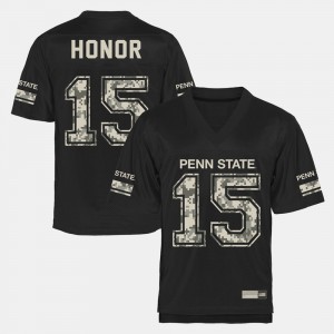 #15 Penn State Nittany Lions Black Men's Jersey College Football 285518-354