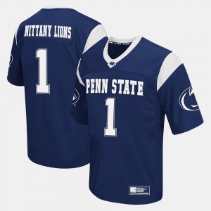 #1 PSU Navy Men Jersey College Football 609477-506