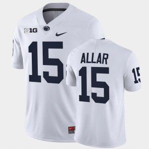 #15 Drew Allar Penn State Nittany Lions White Men Jersey Limited College Football 938522-524