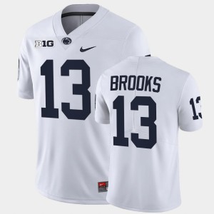 #13 Ellis Brooks PSU Nittany Lions White Men Jersey Limited College Football 345469-552