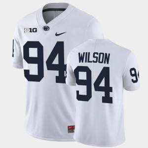 #94 Jake Wilson Penn State White Mens Jersey Limited College Football 155442-228