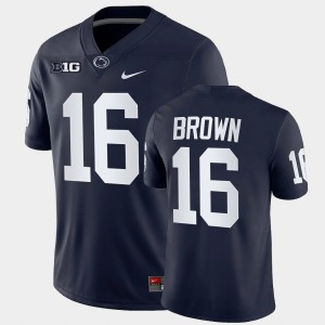 #16 Ji'Ayir Brown Nittany Lions Navy Men's Jersey Game College Football 592837-560