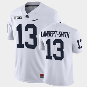 #13 KeAndre Lambert-Smith PSU Lions White Men's Jersey Limited College Football 495574-252