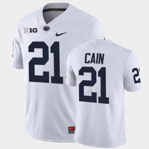 #21 Noah Cain Penn State White Men Jersey Limited College Football 736388-647