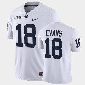 #18 Omari Evans PSU Nittany Lions White Mens Jersey Limited College Football 891362-437