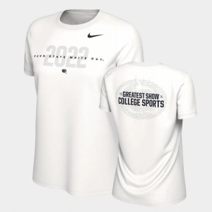 PSU Nittany Lions White Women Jersey 2022 Out Student T-Shirt College Football 196622-170