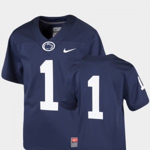 #1 Lions Navy Youth Jersey Team Replica College Football 135523-812