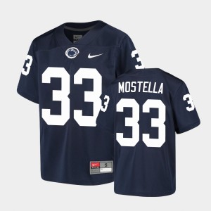 #33 Bryce Mostella Penn State Nittany Lions Navy Youth Jersey Alumni 454523-925
