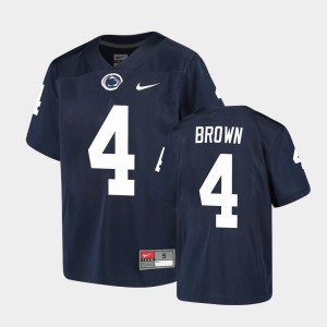 #4 Journey Brown Lions Navy Youth Jersey Alumni 233903-845