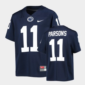#11 Micah Parsons Lions Navy Youth Jersey Alumni College Football 851827-939
