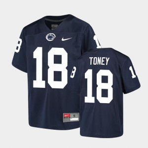 #18 Shaka Toney Penn State Navy Youth Jersey Alumni 470321-973